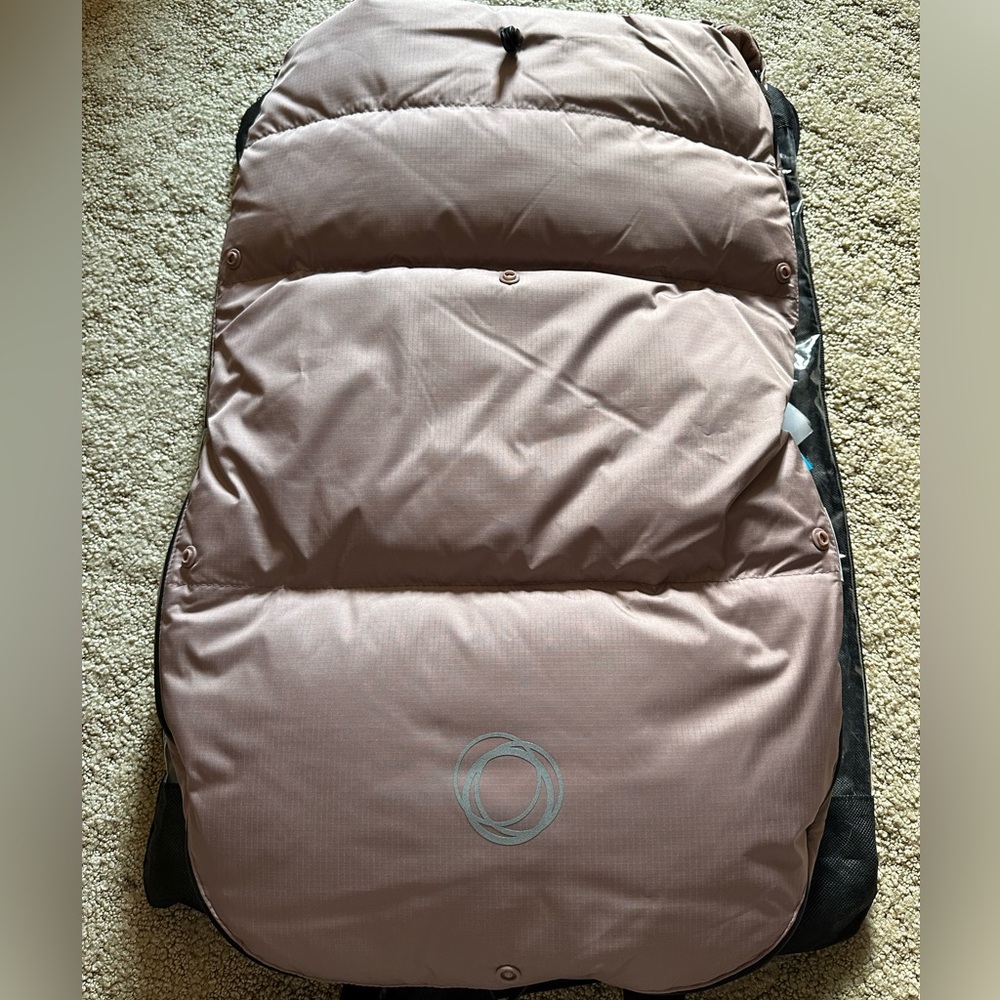Bugaboo Performance Winter Footmuff in Dune Pink; EUC like brand new